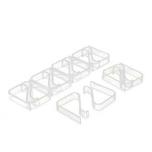 Plastic Tablecloth Cover Clip Clamp Holder 2-3.5cm Thickness 12pcs